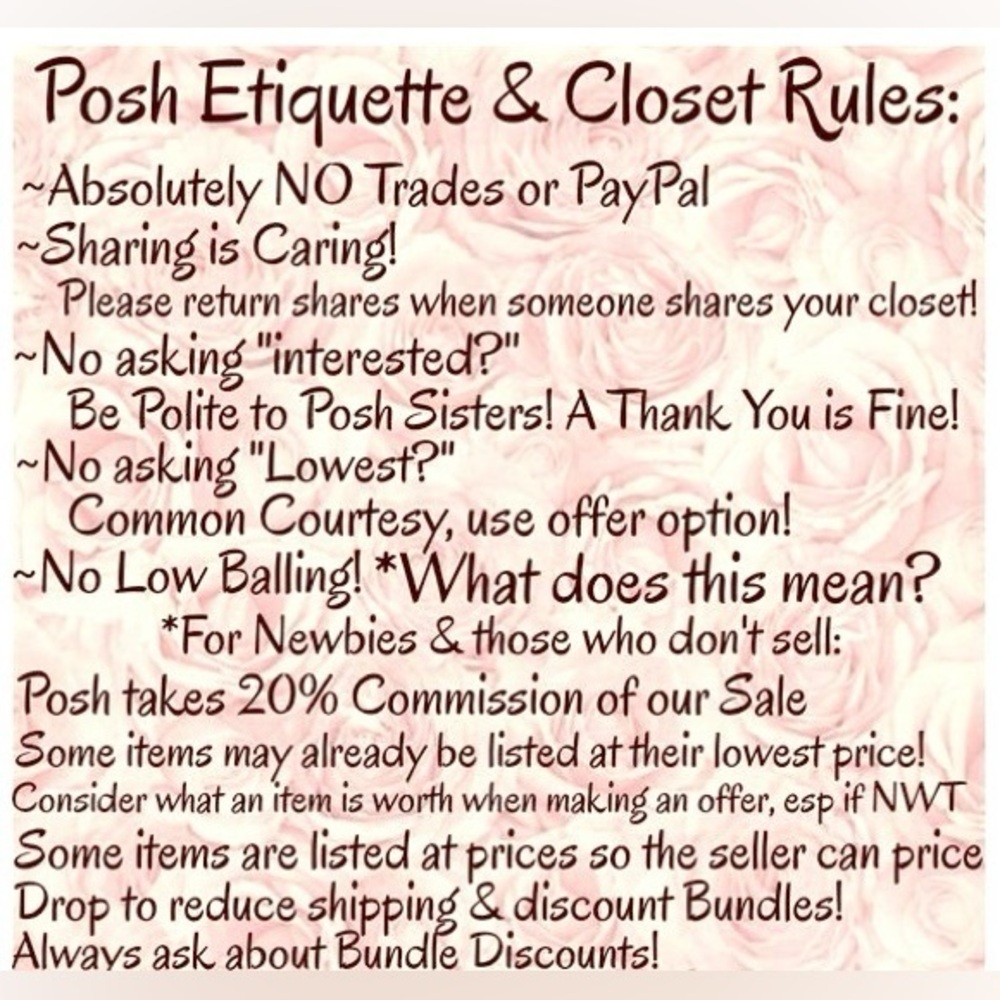 💫✨🌟Posh Responsibly💫✨🌟